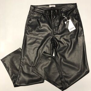 KENSIE jeans High Rise vegan leather pants size. 8/29